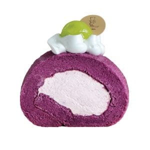 Purple Grape Swiss Roll (Slice)